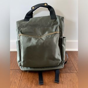 Lightweight backpack with handles and hidden pocket